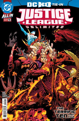 JUSTICE LEAGUE UNLIMITED #15 CVR A DAN MORA (DC K.O.) 01/28/26