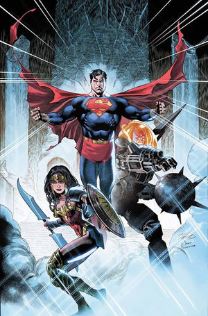 JUSTICE LEAGUE UNLIMITED #15 CVR C EDDY BARROWS & EBER FERREIRA CARD STOCK VAR (DC K.O.) 01/28/26