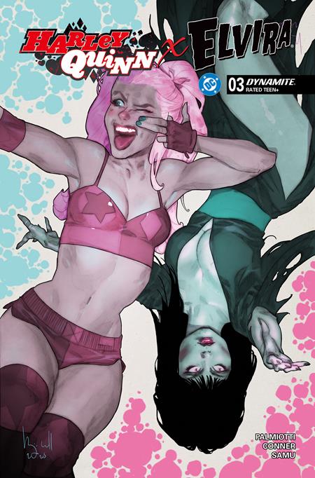 HARLEY QUINN X ELVIRA #4 CVR D BEN CALDWELL VAR 01/07/26