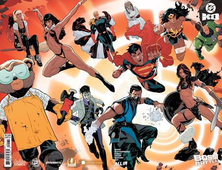 DC K.O. BOSS BATTLE #1 (ONE SHOT) CVR G JEFF SPOKES WRAPAROUND FOIL VAR 02/04/2026