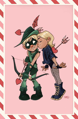 JUSTICE LEAGUE UNLIMITED #16 CVR F CHRISSIE ZULLO VALENTINES DAY CARD STOCK VAR (DC K.O.) 02/25/2026