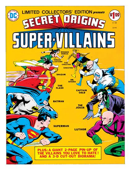 LIMITED COLLECTORS EDITION #39 SECRET ORIGINS SUPER-VILLAINS FACSIMILE EDITION CVR A DICK GIORDANO 02/25/2026