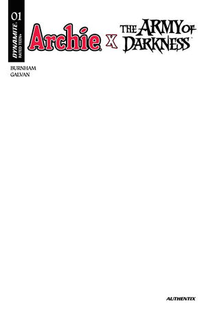 ARCHIE X ARMY OF DARKNESS #1 CVR F BLANK AUTHENTIX VAR 02/04/2026