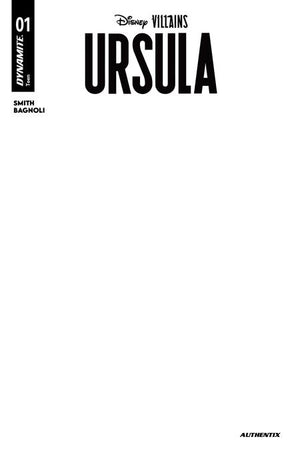 DISNEY VILLAINS URSULA #1 CVR F BLANK AUTHENTIX VAR 02/11/2026