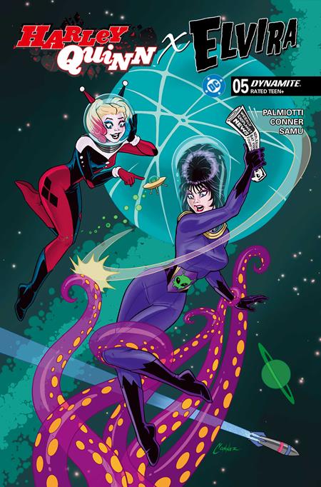 HARLEY QUINN X ELVIRA #5 CVR A AMANDA CONNER TENTACLES 02/18/2026