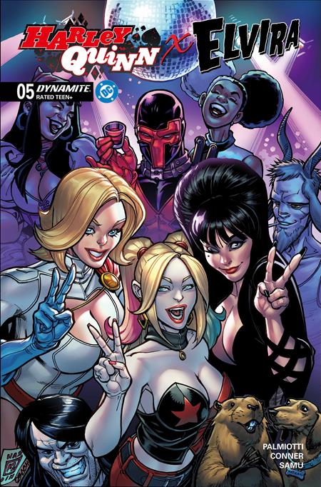 HARLEY QUINN X ELVIRA #5 CVR B CHAD HARDIN VAR 02/18/2026