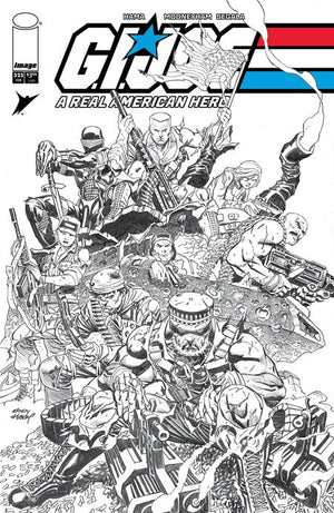 GI JOE A REAL AMERICAN HERO #325 CVR B ANDY KUBERT B&W VAR 02/11/2026