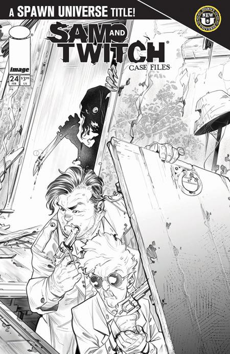 SPAWN SAM AND TWITCH CASE FILES #24 CVR B IG GUARA B&W VAR 02/04/2026