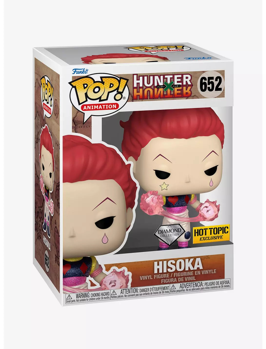 FUNKO POP! - HUNTER X HUNTER - HISOKA - HOT TOPIC EX