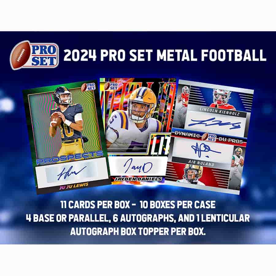 2024 LEAF - PRO SET METAL FOOTBALL HOBBY BOX - High Noon Comics