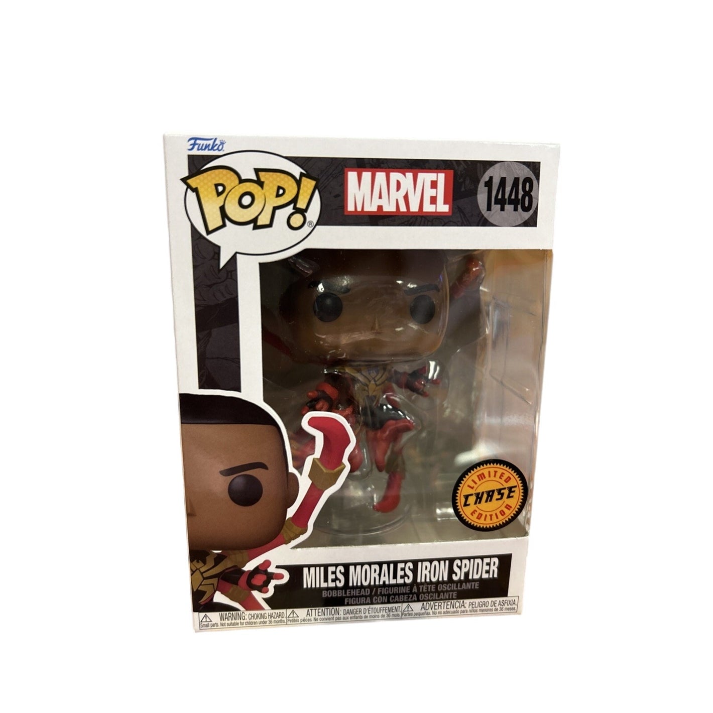 FUNKO POP MILES MORALES IRON SPIDER CHASE NEW IN BOX!! MARVEL