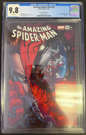 AMAZING SPIDER-MAN #25 PATRICK GLEASON FOIL VARIANT [DS] CGC 9.8