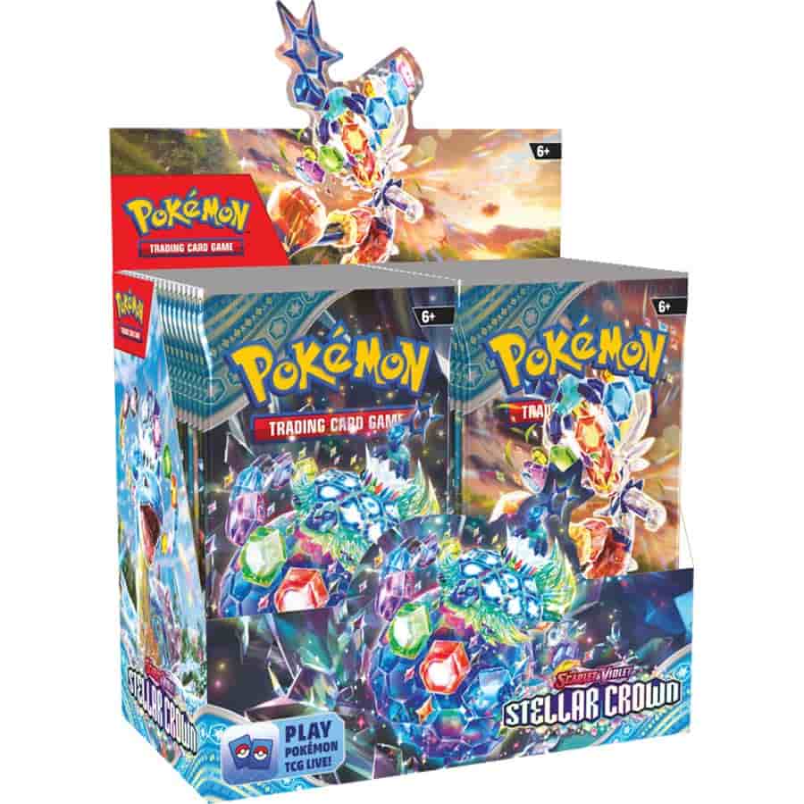 POKEMON TCG - STELLAR CROWN - BOOSTER BOX (36 PACKS)