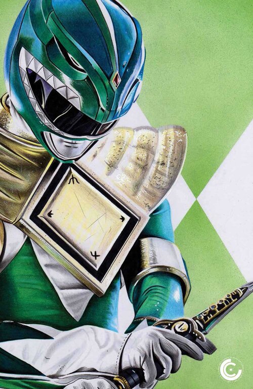 MIGHTY MORPHIN POWER RANGERS #50 CHRIS CLARKE VIRGIN VARIANT