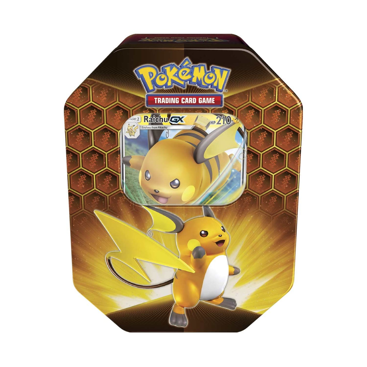 POKEMON TCG - HIDDEN FATES - RAICHU TIN