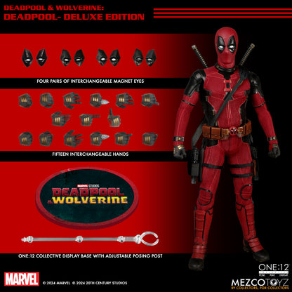 MEZCO ONE 12 - DEADPOOL & WOLVERINE- DEADPOOL DLX (MAY 2025)