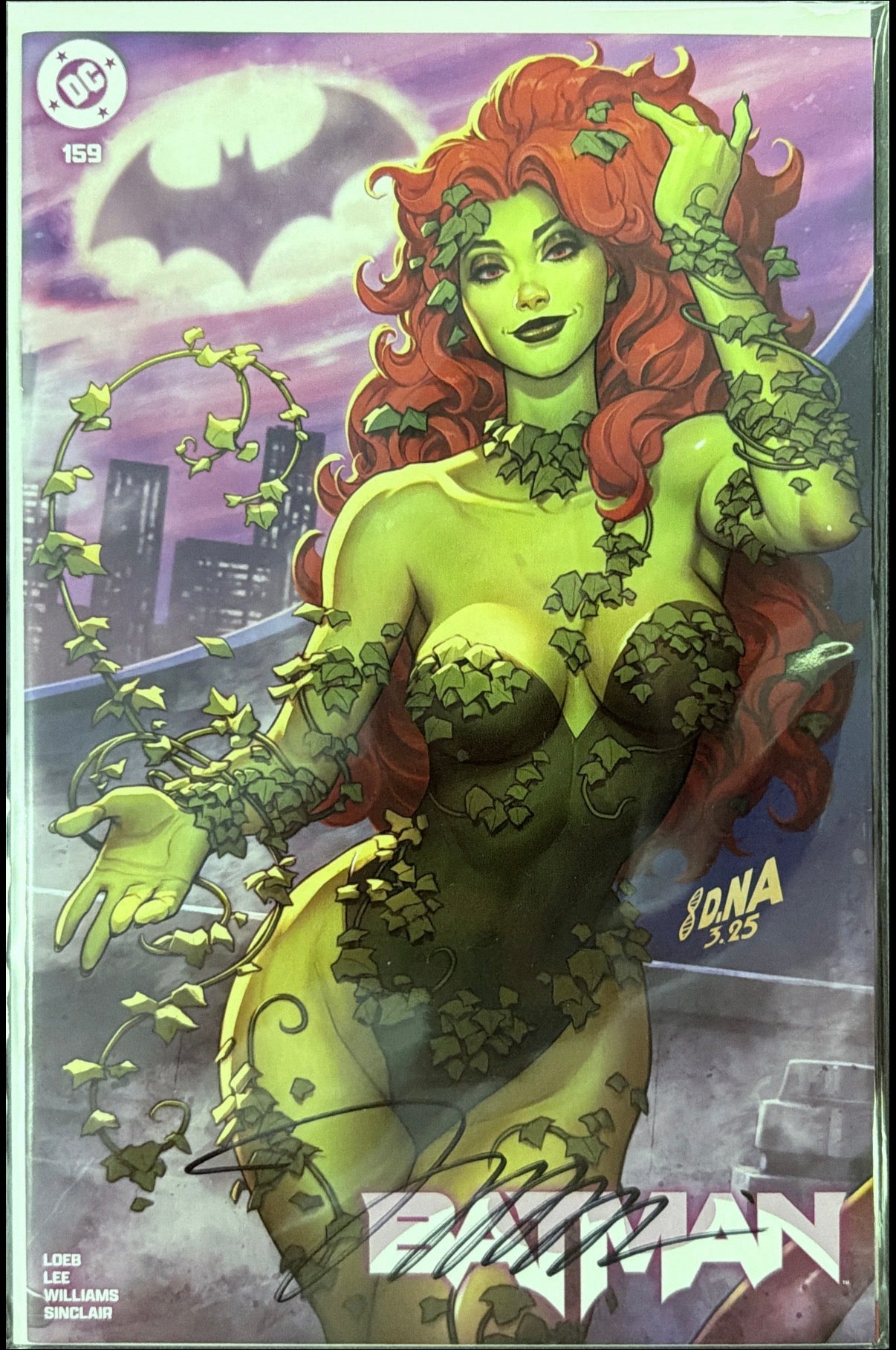 BATMAN #158 DAVID NAKAYAMA CONNECTING VARIANT B SIGNED