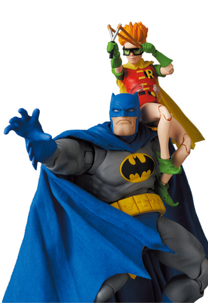 MAFEX - DC - BATMAN DARK KNIGHT RETRUNS - BATMAN (BLUE) & ROBIN 2 PACK