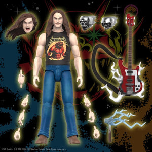 SUPER 7 - ULTIMATES - METALLICA CLIFF BURTON SUPERHERO POSTER