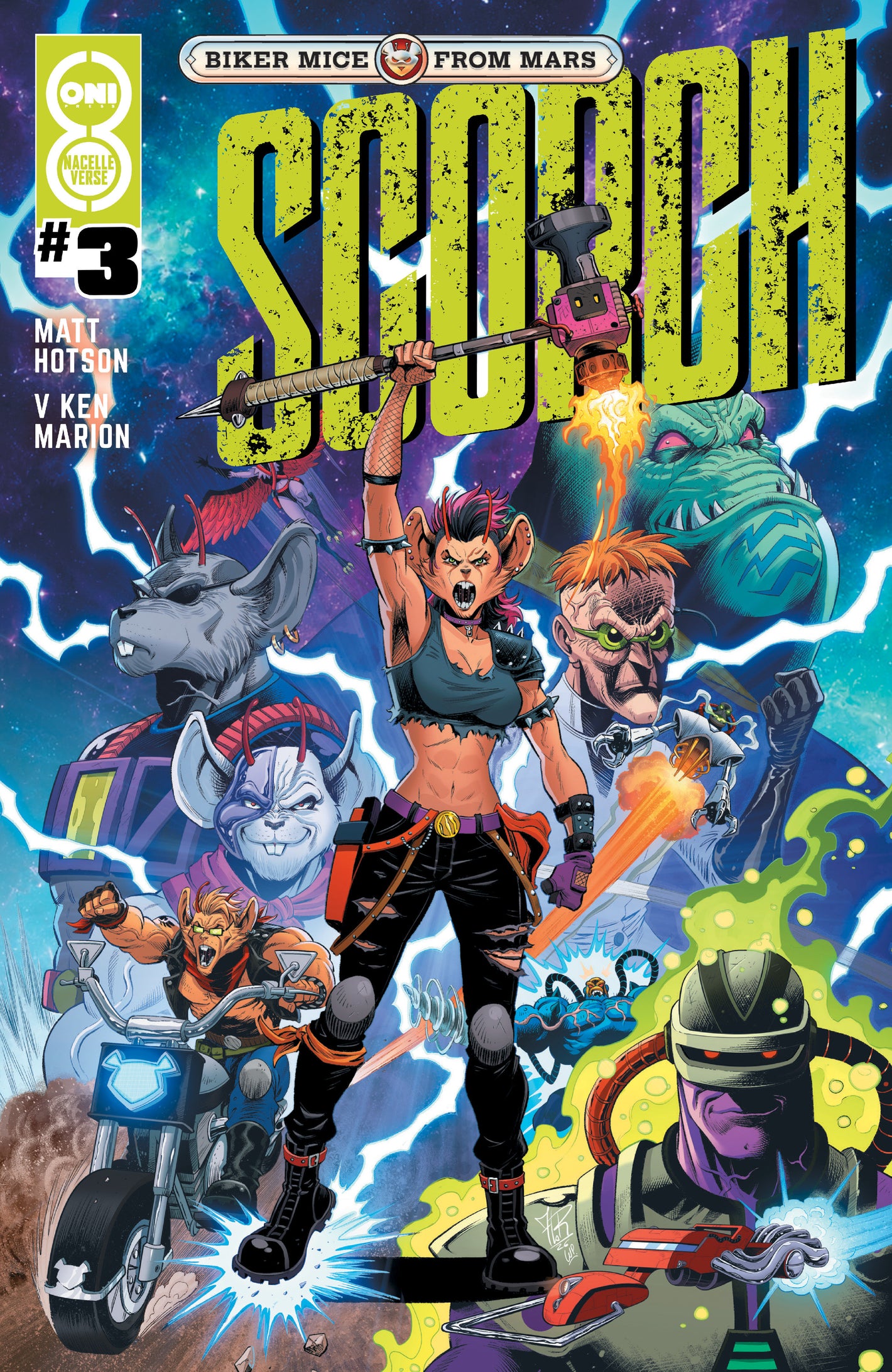 BIKER MICE FROM MARS SCORCH #3 CVR B JORDI TARRAGONA VAR 10/28/2026