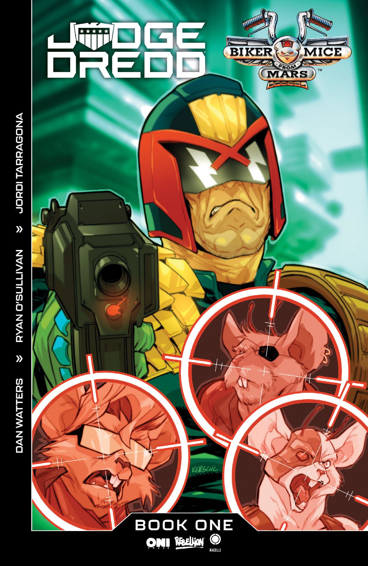 JUDGE DREDD/BIKER MICE FROM MARS #1 COVER B KARL KERSCHL VAR 12/02/2026