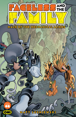 FACELESS AND THE FAMILY MAZE OF THE MECHANICAL ALIENS #2 CVR A MATT LESNIEWSKI 08/12/2026