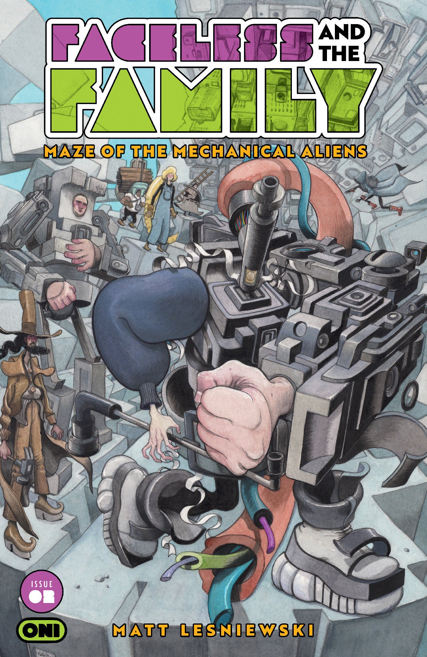 FACELESS AND THE FAMILY MAZE OF THE MECHANICAL ALIENS #2 CVR B FAREL DALRYMPLE VAR 08/12/2026
