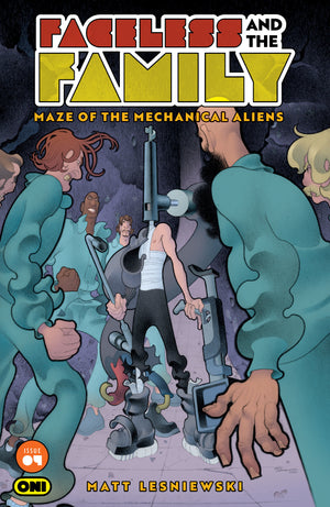 FACELESS AND THE FAMILY MAZE OF THE MECHANICAL ALIENS #4 CVR A MATT LESNIEWSKI 10/21/2026