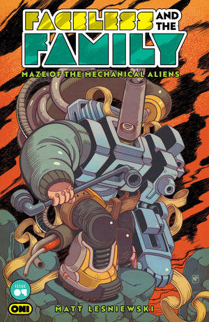 FACELESS AND THE FAMILY MAZE OF THE MECHANICAL ALIENS #4 CVR B BILLY FOWLER VAR 10/21/2026