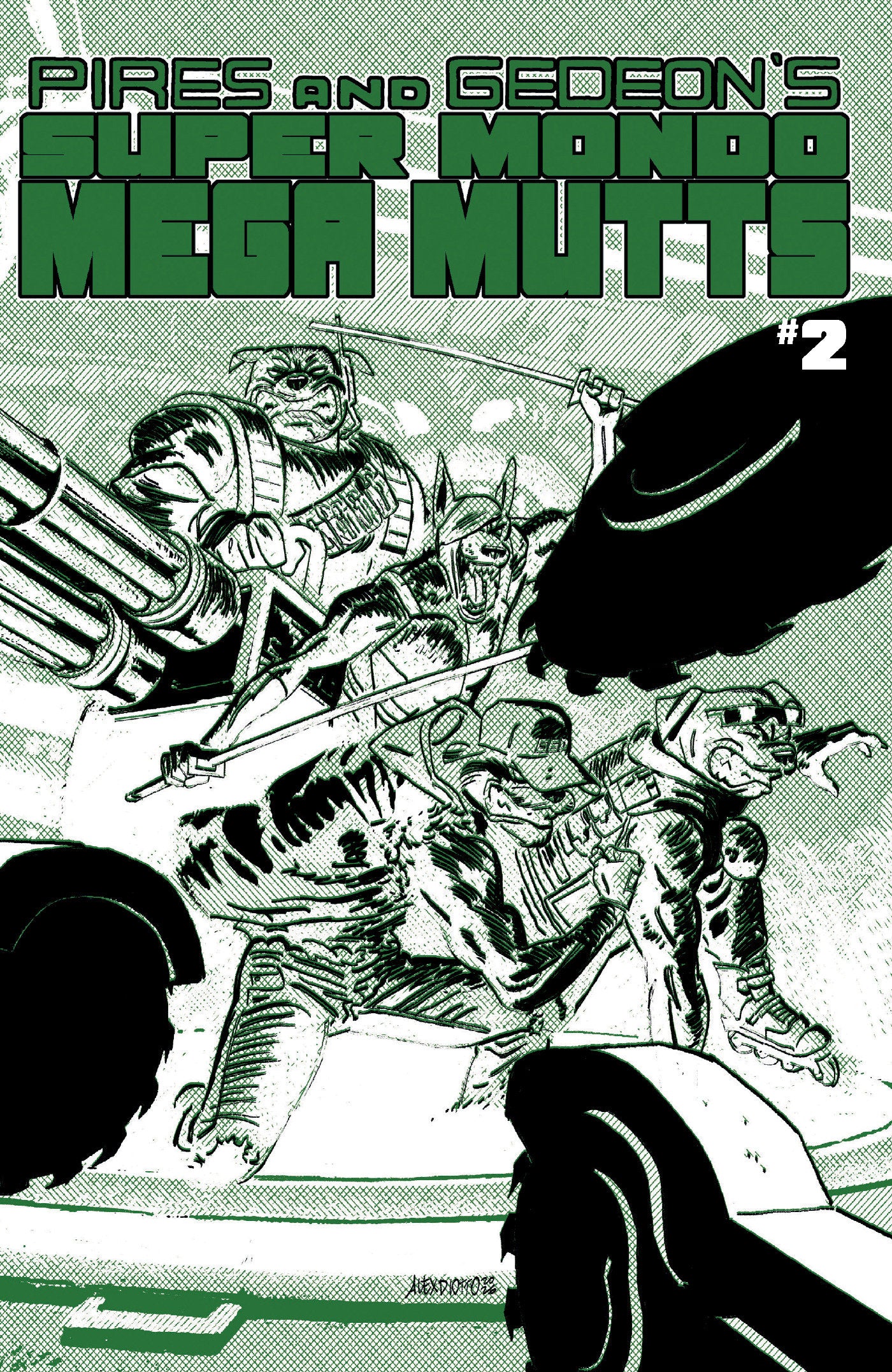 SUPER MONDO MEGA MUTTS #2 CVR B ALEX DIOTTO HOMAGE VAR 08/26/2026