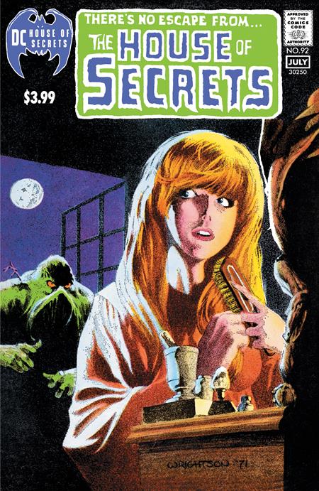 HOUSE OF SECRETS #92 FACSIMILE EDITION (2024) CVR B BERNIE WRIGHTSON FOIL VAR