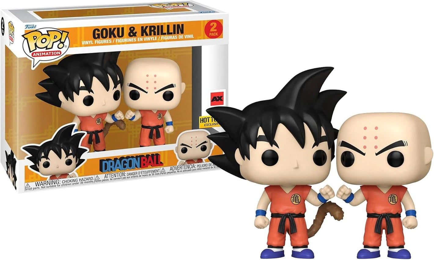FUNKO POP! - DRAGON BALL - GOKU & KRILLIN 2 PACK EXCLUSIVE