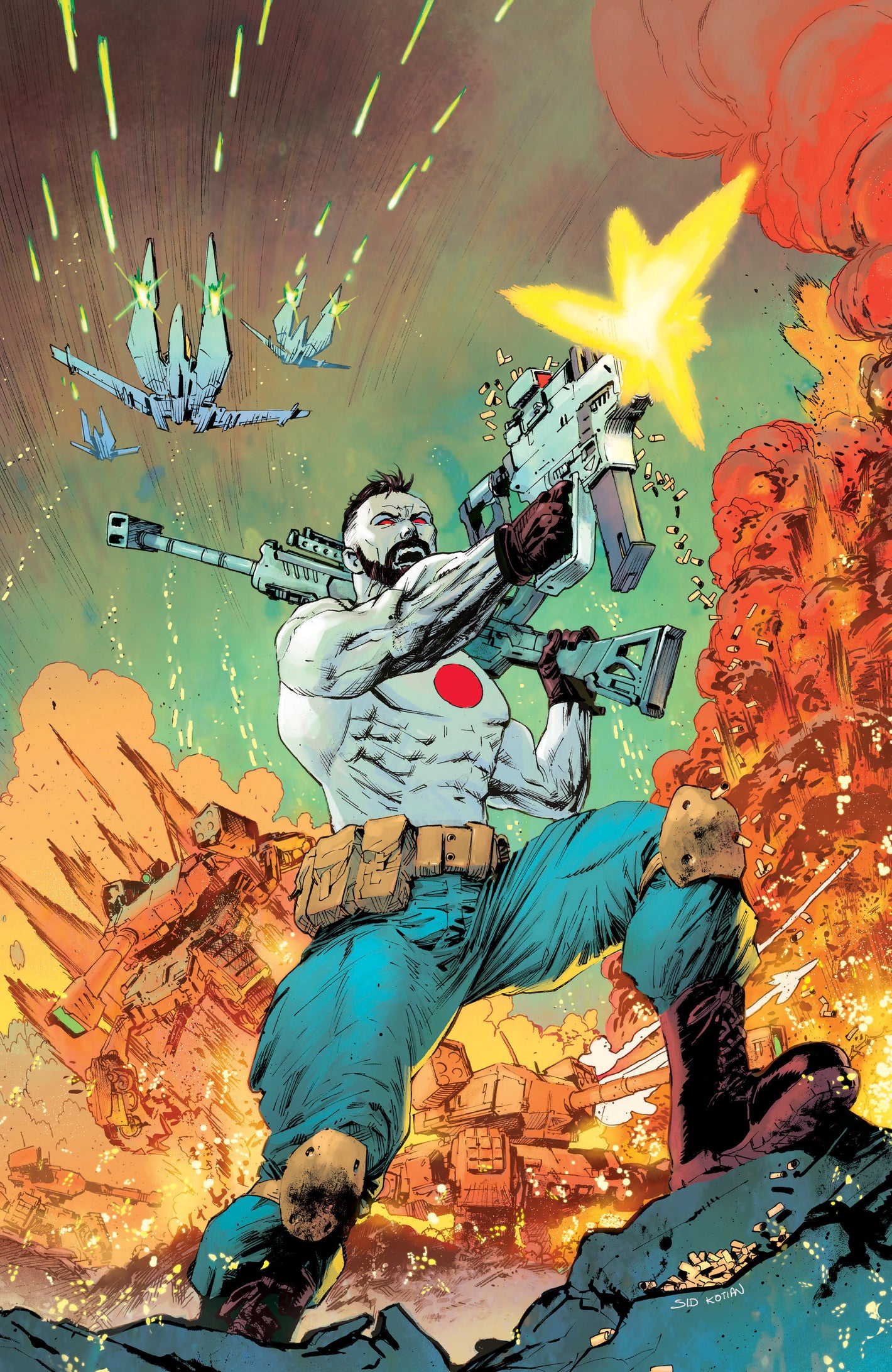 Valiant Beyond: Bloodshot #5--Man Made Hell #2 Variant D (Kotian Full Art) 07/15/2026