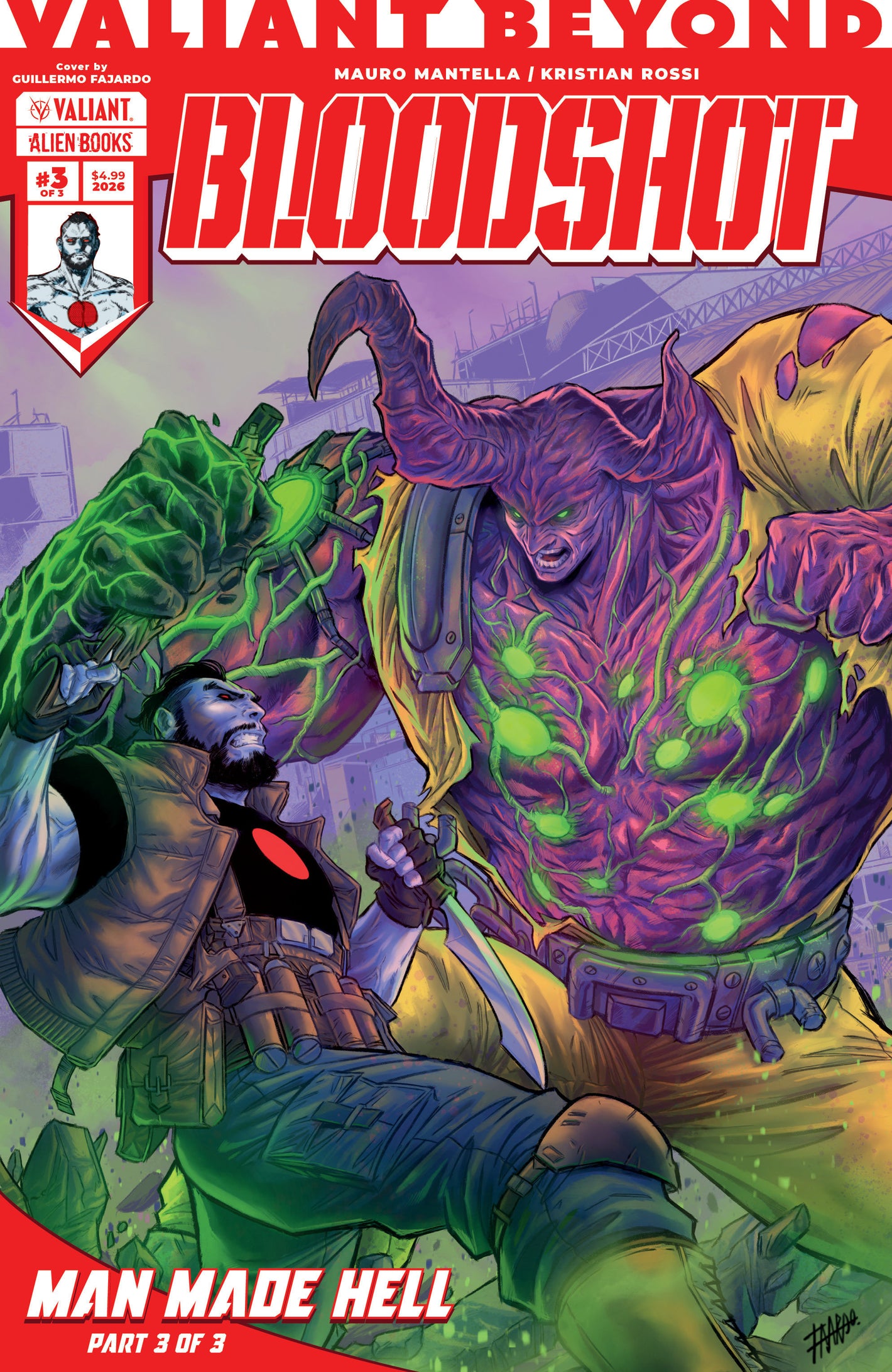 VALIANT BEYOND: BLOODSHOT #6--MAN MADE HELL #3 COVER A (FAJARDO) 08/05/2026