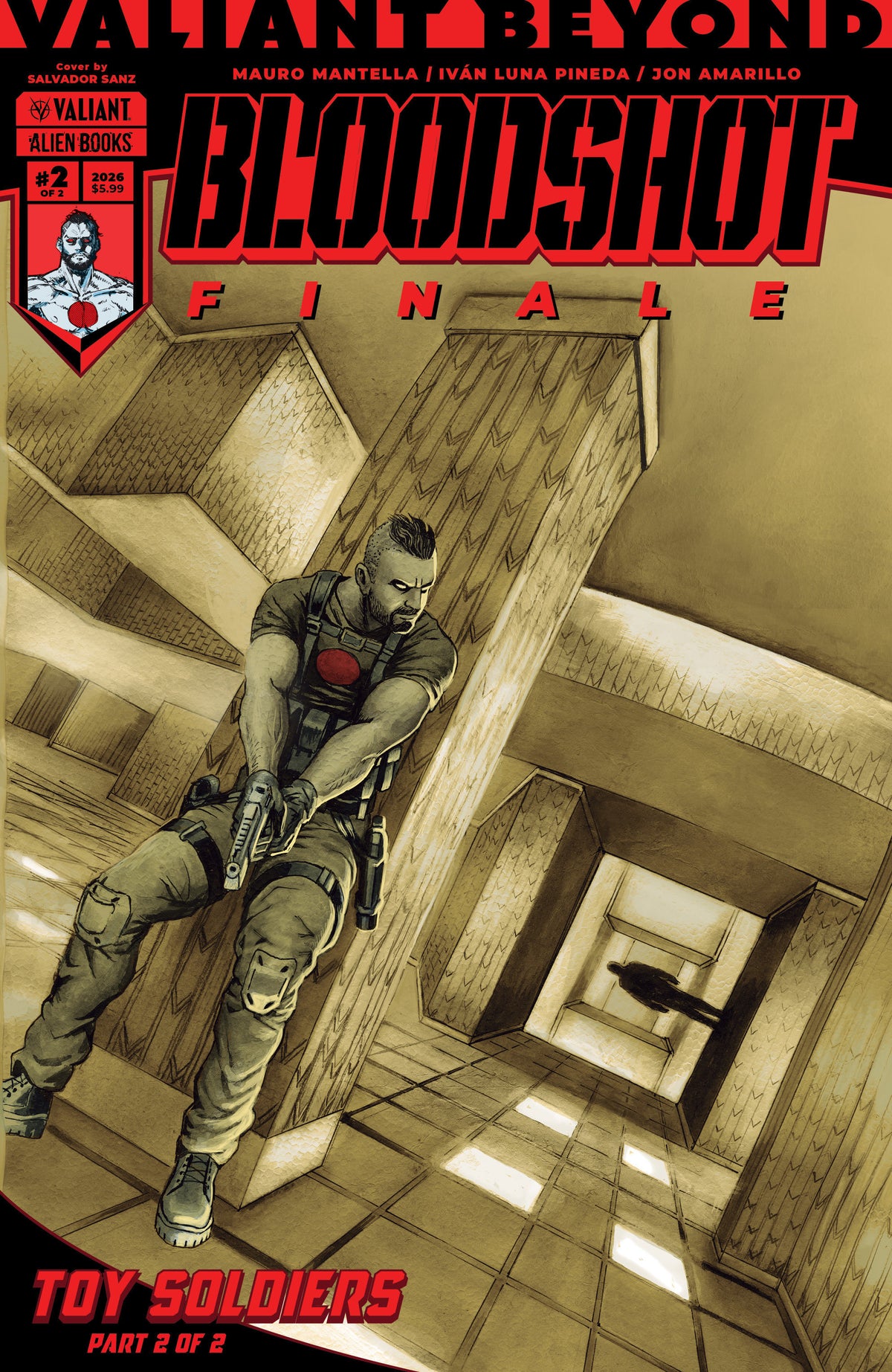 VALIANT BEYOND: BLOODSHOT #8--TOY SOLDIERS #2 FINALE COVER A (SANZ) 11/25/2026