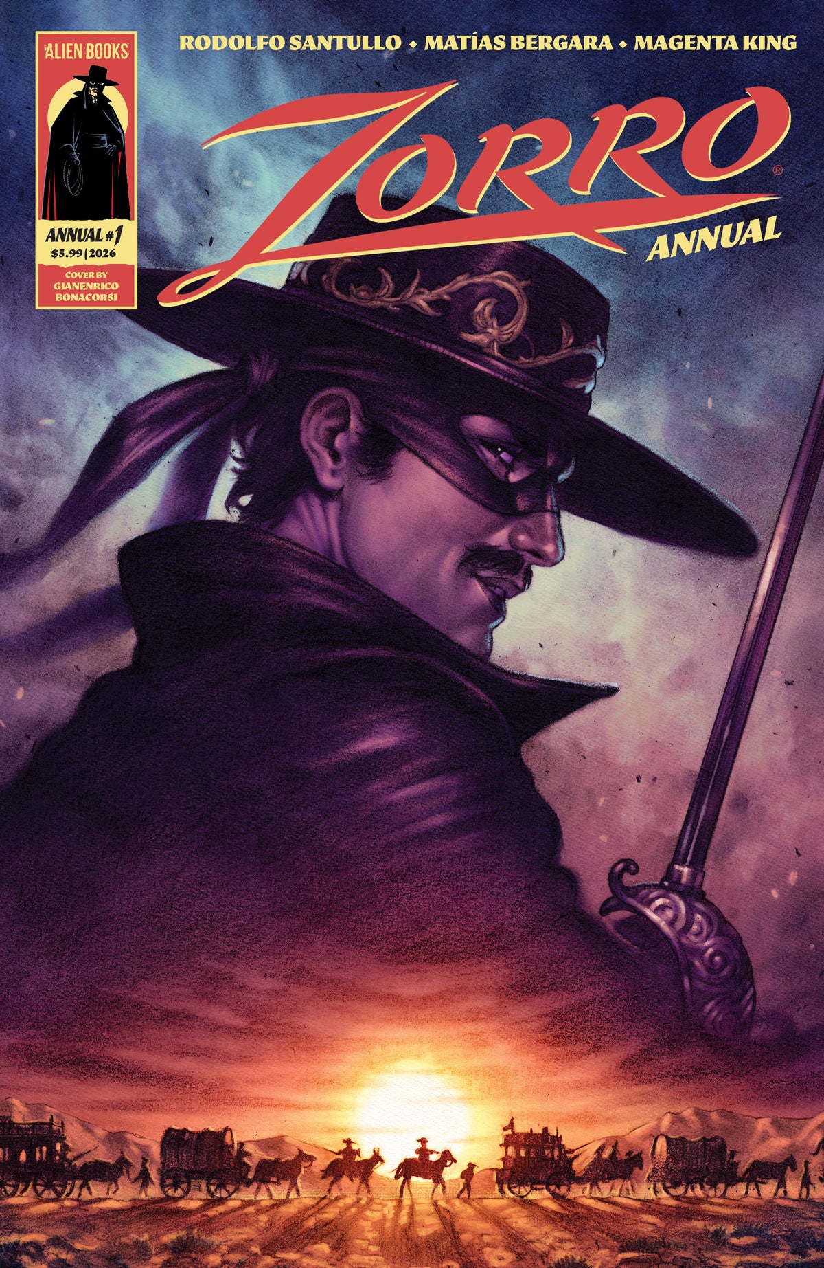 ZORRO ANNUAL #1 COVER A (BONACORSI) 12/16/2026