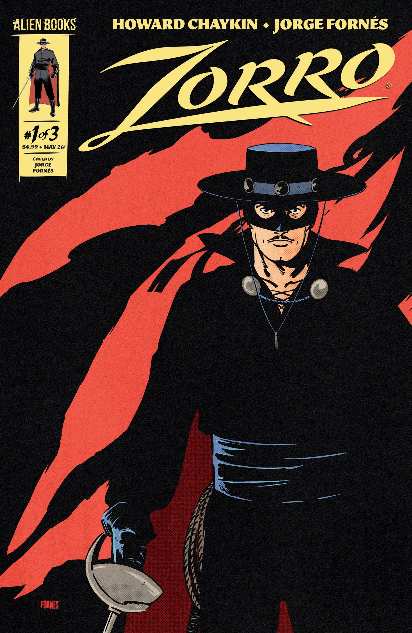 Zorro #1 Cover A (Fornés) 05/20/2026