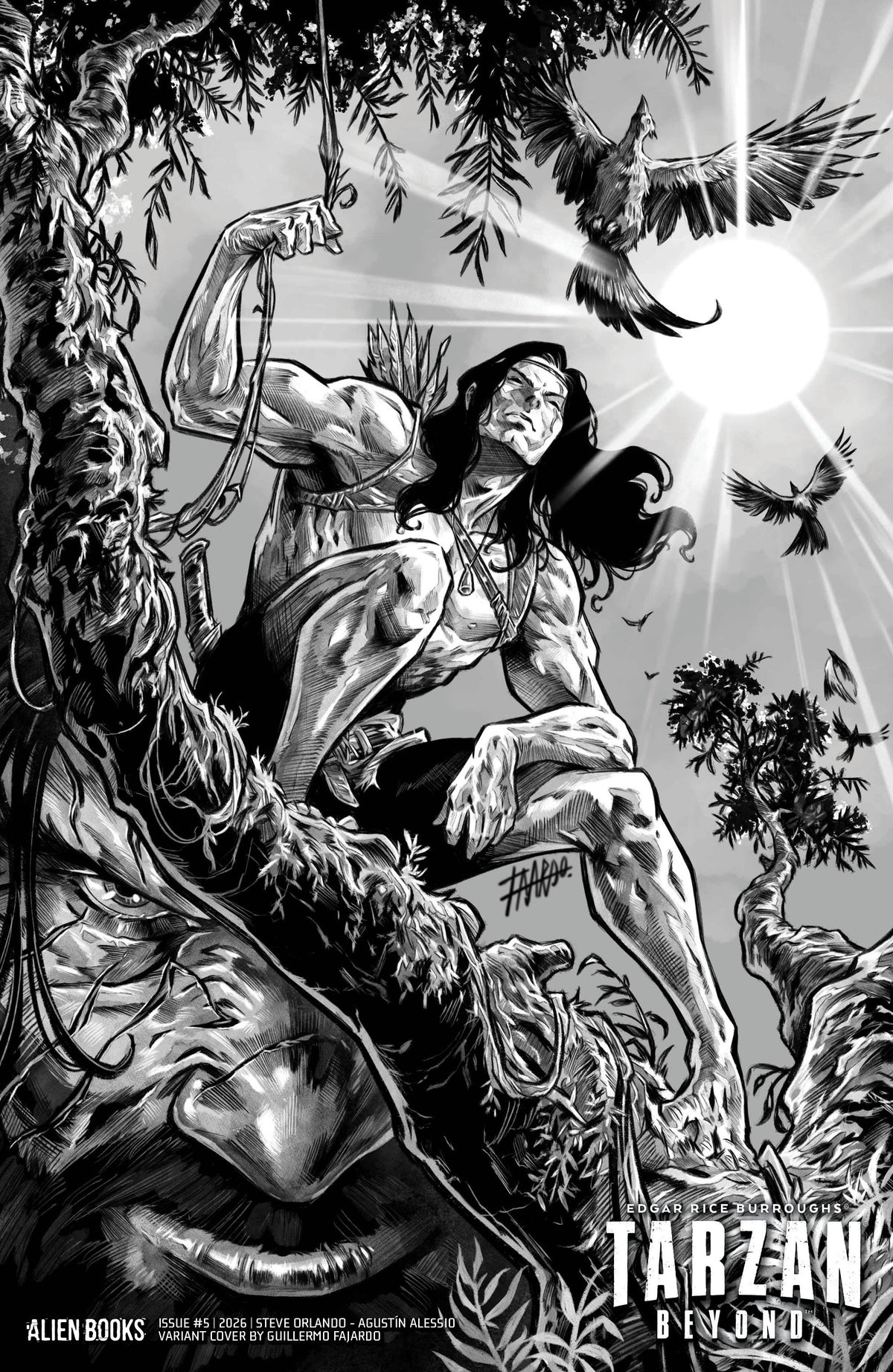 TARZAN BEYOND #5 VARIANT D (FAJARDO B&W) 12/23/2026