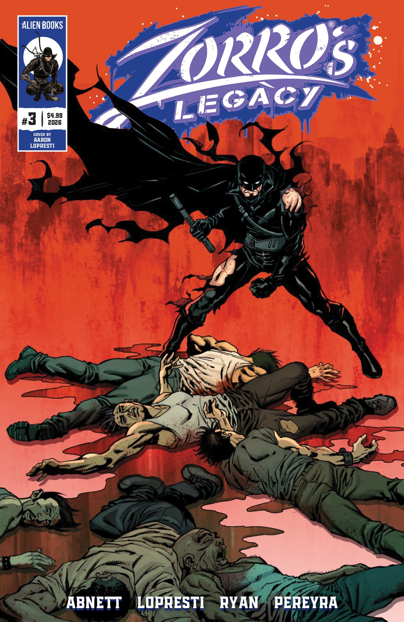 Zorro's Legacy #3 Cover A (Lopresti) 09/30/2026