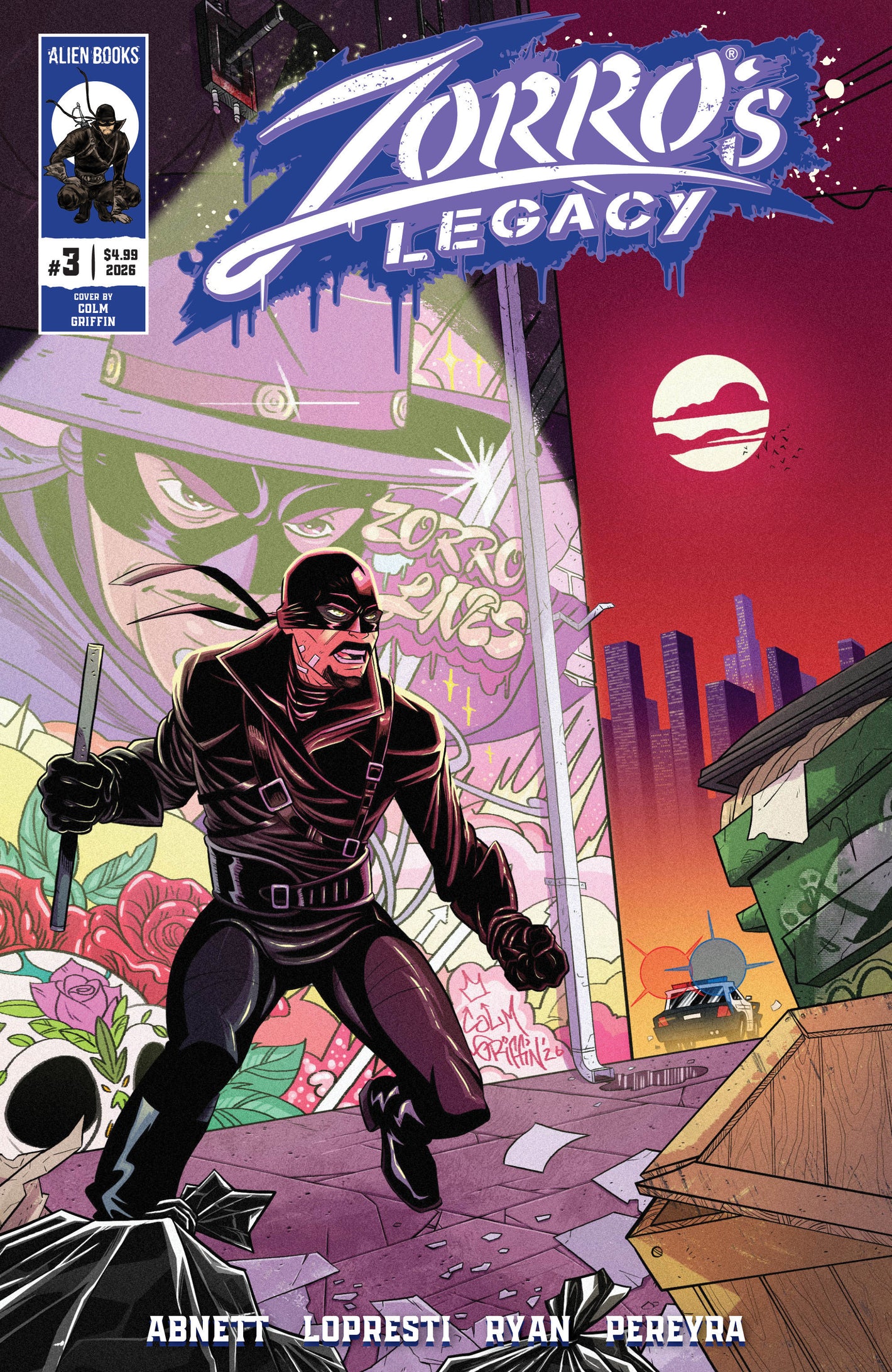 Zorro's Legacy #3 Variant B (Griffin) 09/30/2026