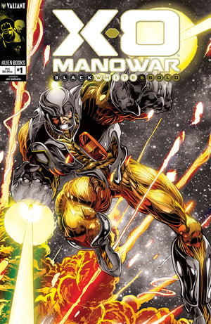 X-O MANOWAR BLACK, WHITE & GOLD #1 VARIANT B (QUESADA BLACK, WHITE & GOLD VARIANT) 10/21/2026