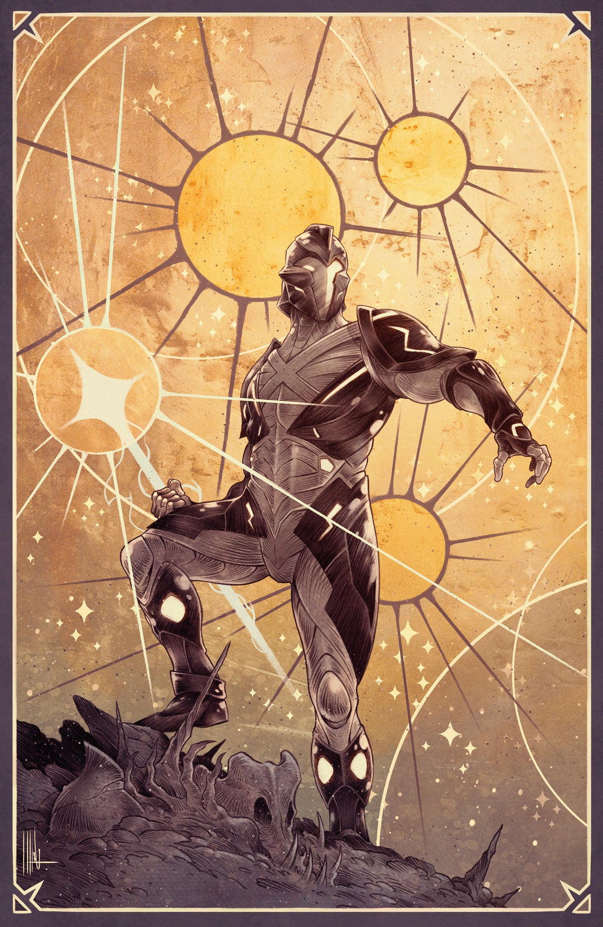 X-O MANOWAR: BLACK, WHITE & GOLD #3 VARIANT C (MERLI FULL ART) 12/23/2026