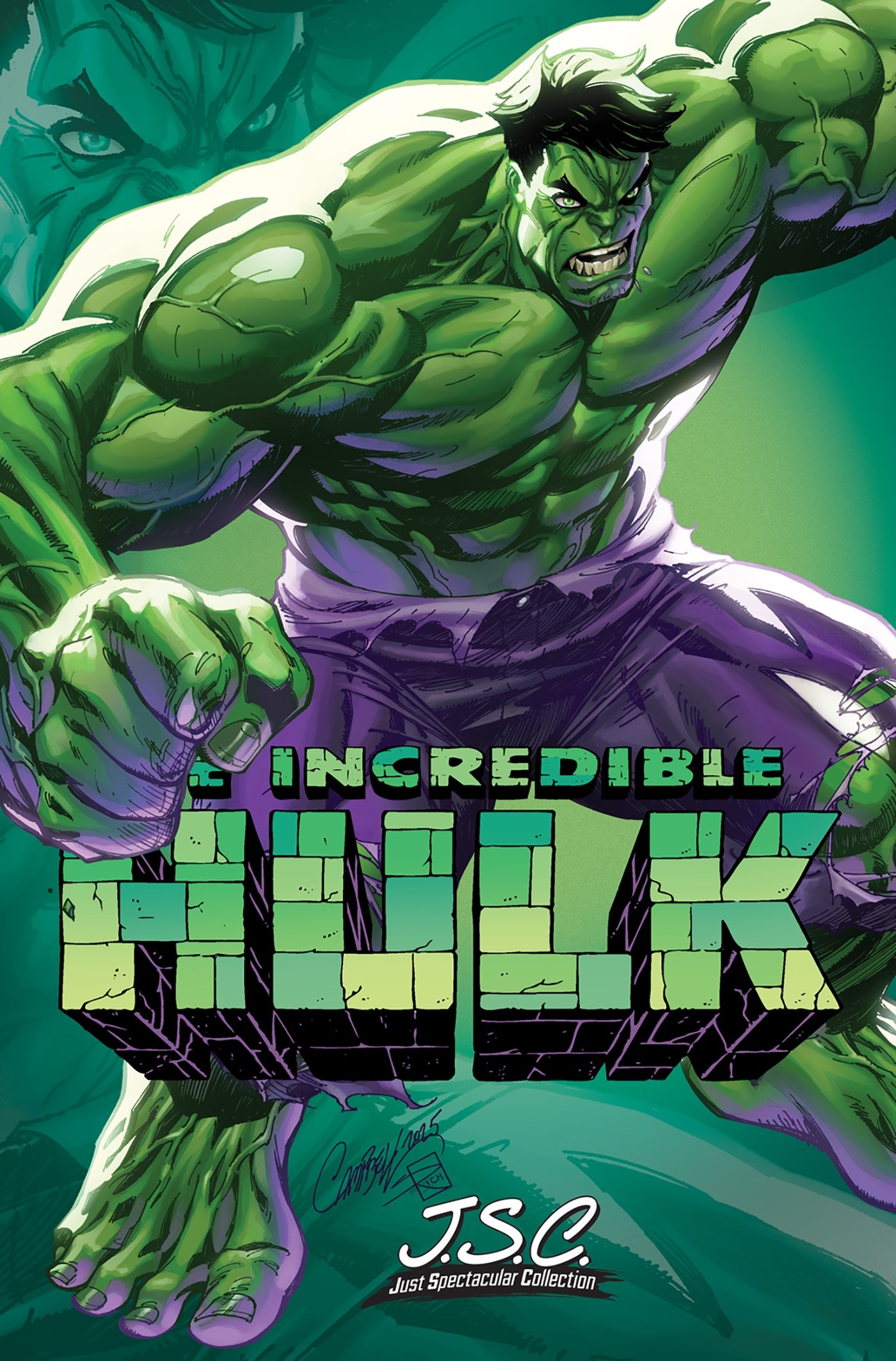 INCREDIBLE HULK #28 J SCOTT CAMPBELL VAR 08/27/2025