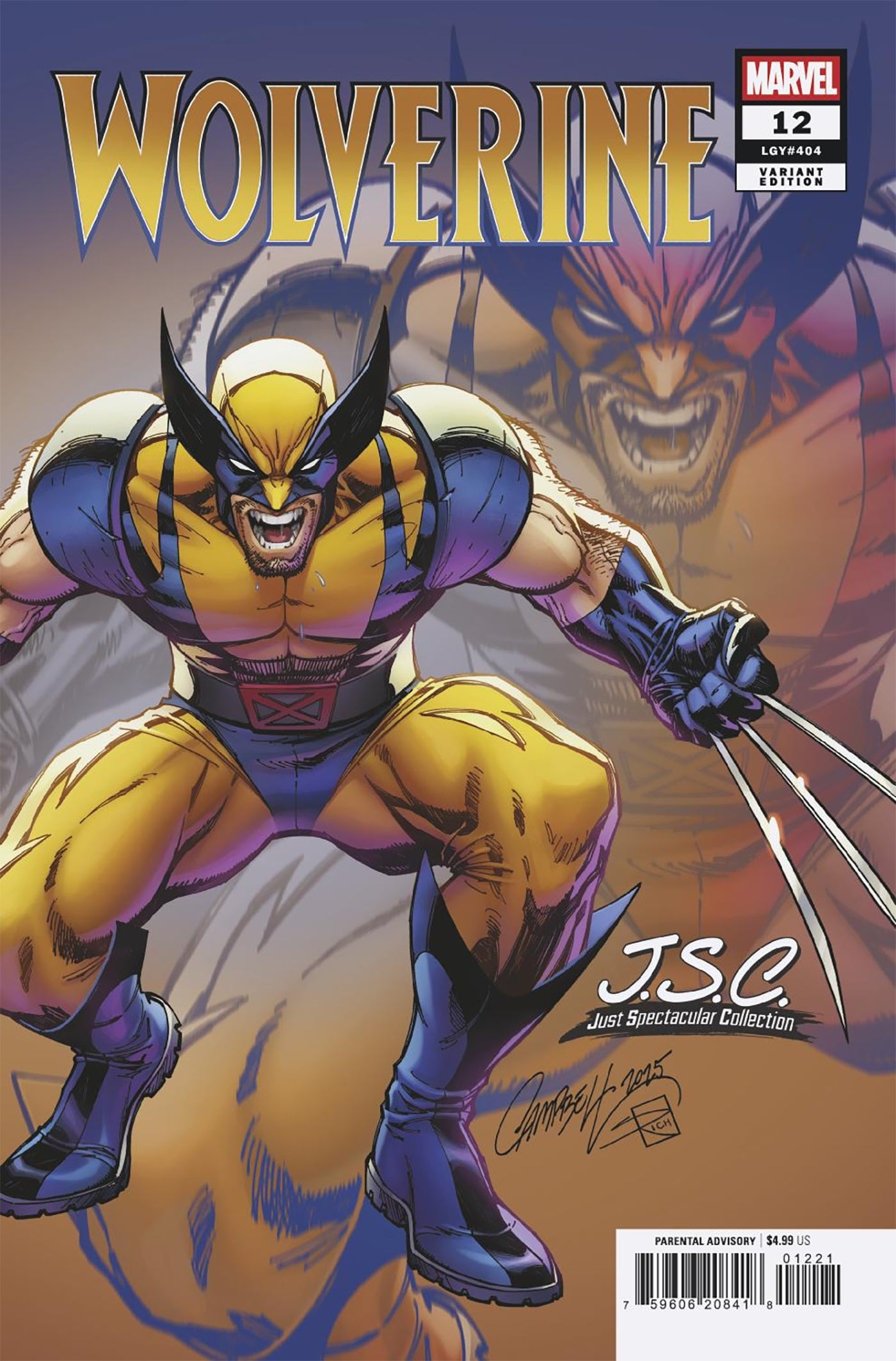 WOLVERINE #12 J SCOTT CAMPBELL VAR 8/20/2025