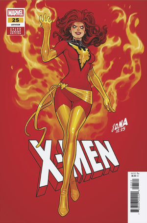 X-MEN #25 DAVID NAKAYAMA COLOR BLOCK RED VARIANT 02/11/2026