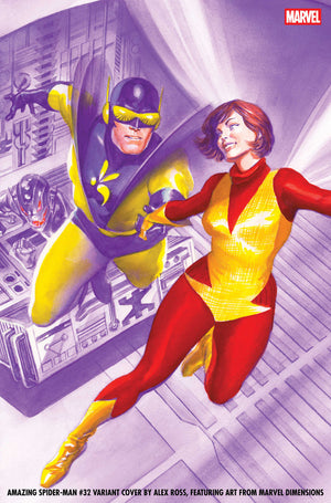 AMAZING SPIDER-MAN #32 ALEX ROSS MARVEL DIMENSIONS VARIANT 07/01/2026