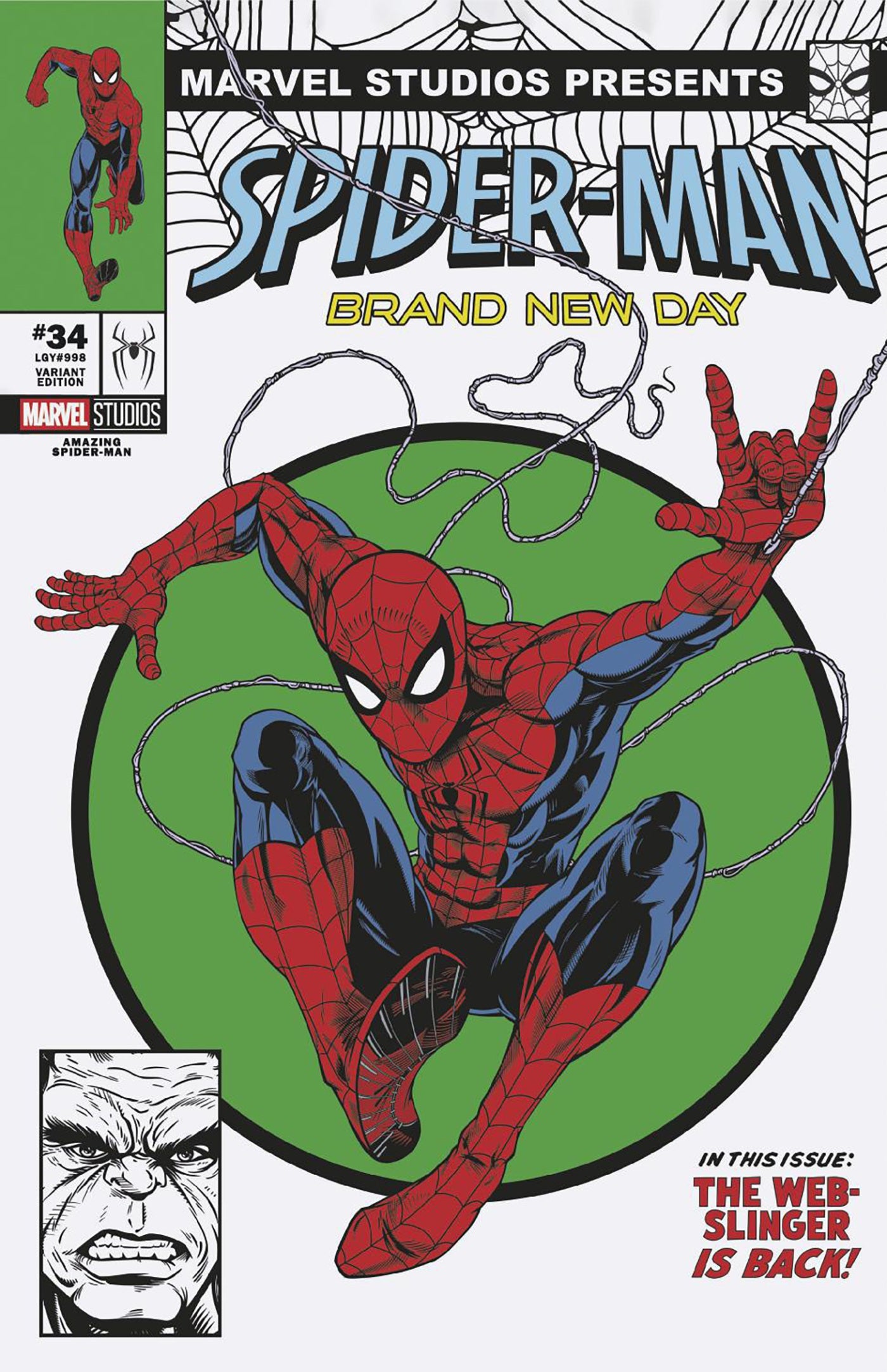 AMAZING SPIDER-MAN #34 ADAM STAFFORD SPIDER-MAN: BRAND NEW DAY MARVEL STUDIOS VARIANT 08/05/2026