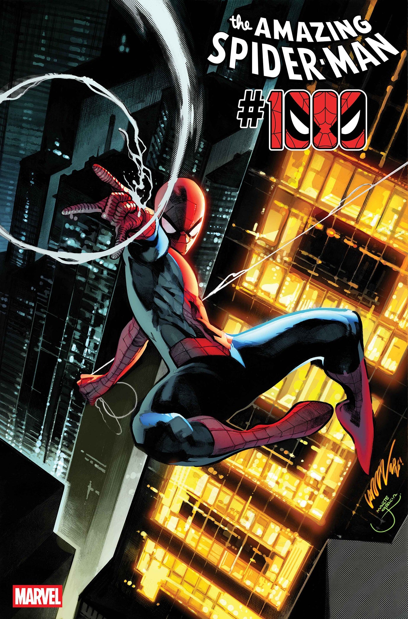 AMAZING SPIDER-MAN #1000 MAIN COVER PEPE LARRAZ 09/16/2026