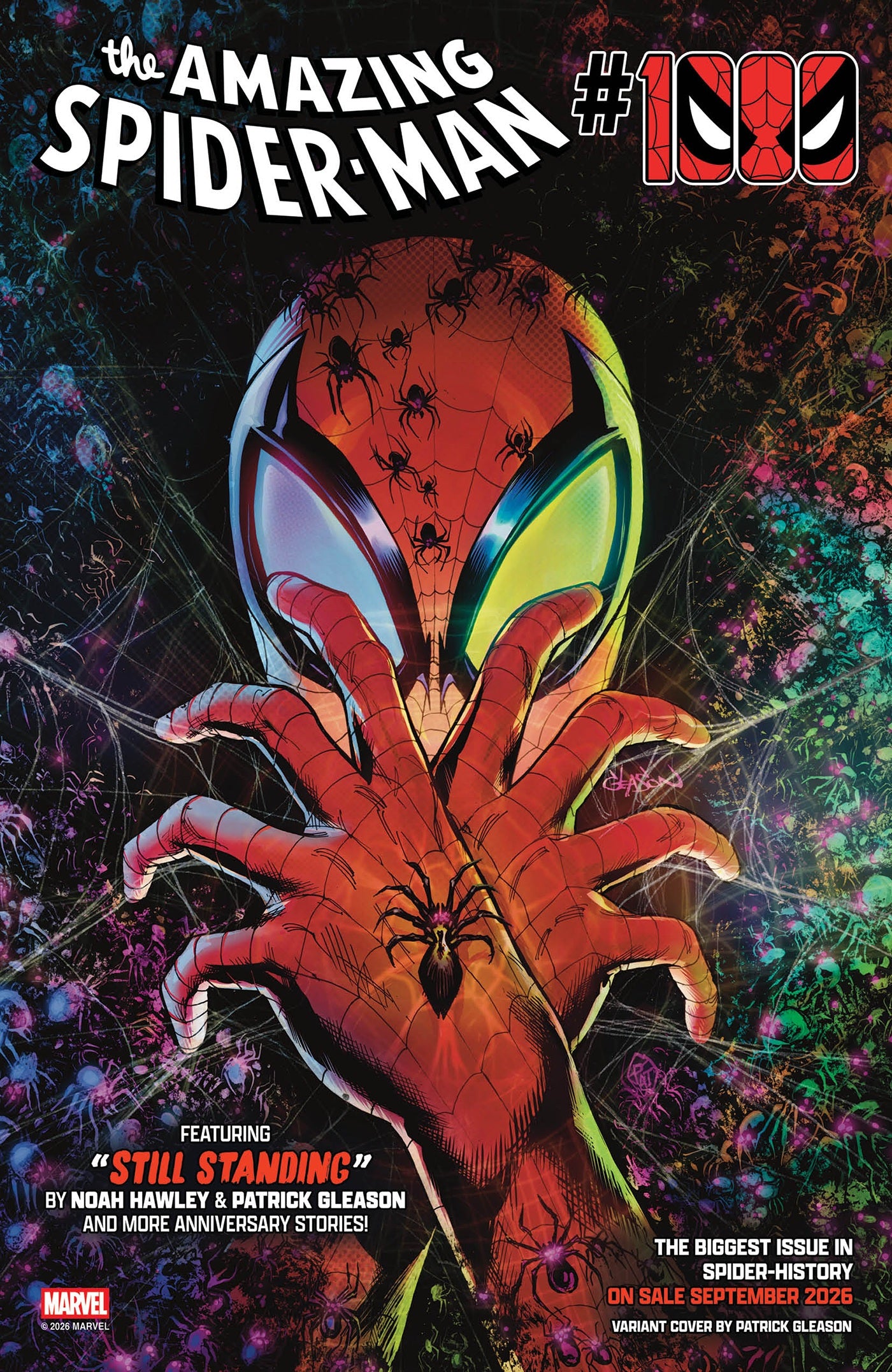 AMAZING SPIDER-MAN #1000 PATRICK GLEASON WEB-HEAD VARIANT 09/16/2026