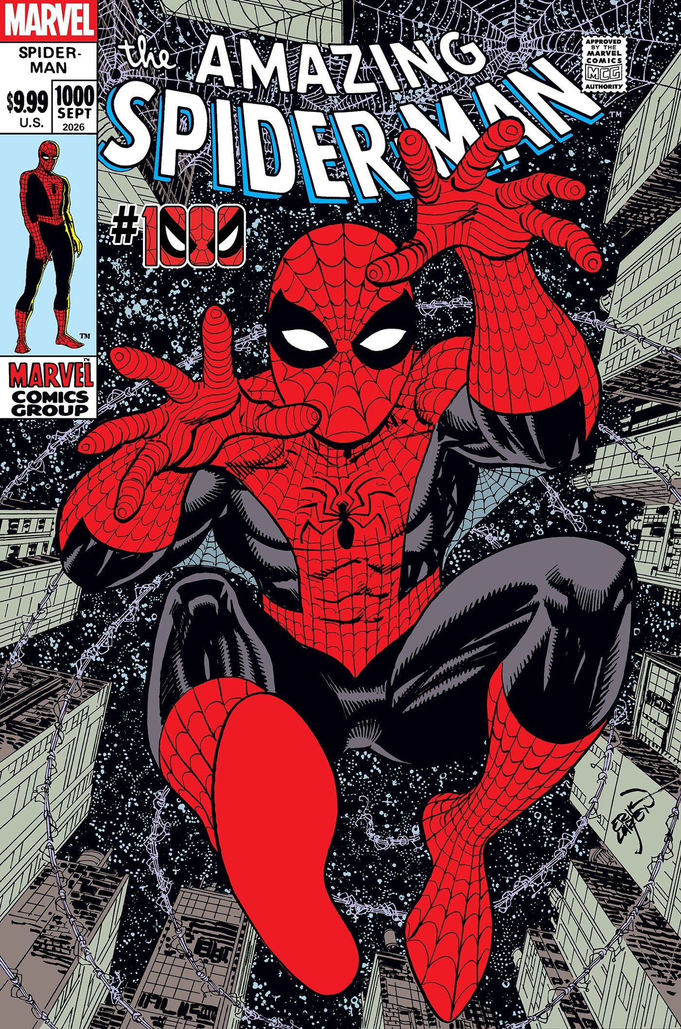 AMAZING SPIDER-MAN #1000 1/25 ERIK LARSEN VARIANT 09/16/2026